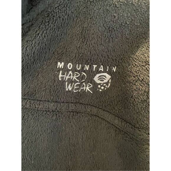 Mountain Hardwear Fleece Hooded Jacket Black Womens Size M - Picture 4 of 10